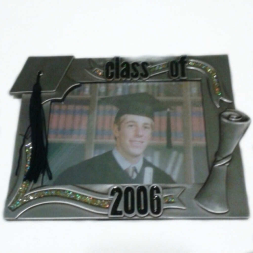NWT Class of 2006 Graduation Metal Tassel Photo Frame